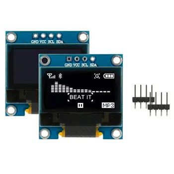 0,96-дюймовый OLED-экран 12864 ЖК-дисплей модуль ssd1306 Последовательный порт параллельный порт i2c интерфейс 4-контактный модуль