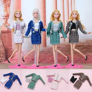 1 комплект 30 см Детская подарочная игрушка Новейшие Аксессуары для кукол Элегантное пальто Юбка для кукол Повседневная одежда Одежда для девочек