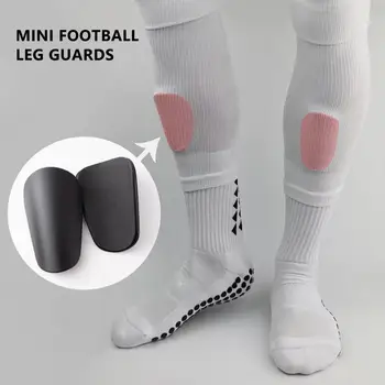1 пара мини-футбольных накладок на голень, Износостойкий амортизирующий протектор для ног, легкая портативная футбольная тренировочная доска для голени