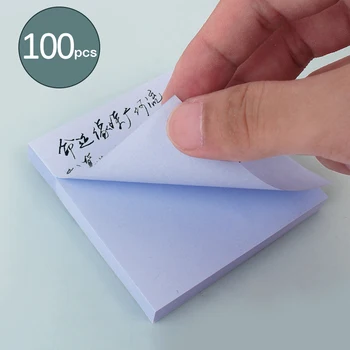 100 листов Блокнотов Morandi Sticky notes Размещает Канцелярские бумажные наклейки Posted It Блокнот для заметок Записная книжка Школьные Офисные принадлежности