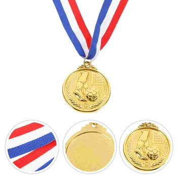 12 шт. Медаль футбольного кубка Подарочные футбольные награды Медали для спортивных студенческих наград из цинкового сплава