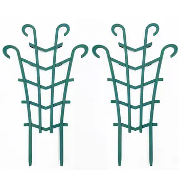 2 шт Пластиковые решетки для растений в горшках, Прочные Многоразовые решетки для садовых растений для комнатных и уличных растений