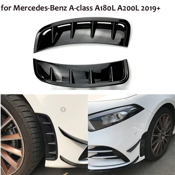 2019 + Для Mercedes-Benz A-class A180L A200L A class Спортивная Планка шин Переднего колеса, Воздухозаборник, Крышка Воздушного Ножа, наклейки, Протектор
