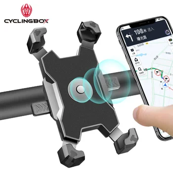 2022 Универсальный держатель для велосипедного телефона, держатель для мотоцикла, подставка для руля, кронштейн для крепления GPS для iPhone Xiaomi Samsung