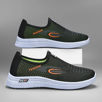 2023 Мужские кроссовки Сетчатые Дышащие Мужские легкие теннисные туфли для бега, удобные для занятий спортом на открытом воздухе, Мужская повседневная обувь Tenis Masculino