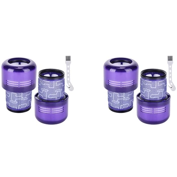 4 Упаковки Фильтров Для Dyson V11 V15 SV14 SV22 Сменные Моющиеся Фильтры Запасные Части DY-970013-02 и 97001302