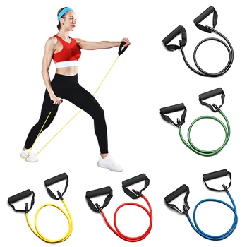 5 уровней эспандеров с ручками, лента для упражнений, веревка, эластичные ленты для фитнеса, силовое оборудование для тренировок