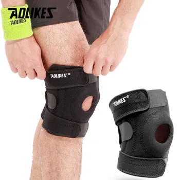 AOLIKES 1 шт. Регулируемый компрессионный наколенник, поддержка колена для восстановления после травм, бега, тренировок, поддержка колена для мужчин и женщин