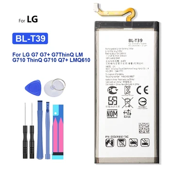 BL-T39 Сменный Аккумулятор Мобильного Телефона Для LG G7 G7 + G7ThinQ LM G710 ThinQ G710 Q7 + LMQ610 BL T39 Аккумуляторы Смартфонов