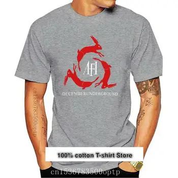 Camiseta negra de banda de Rock subterráneo para hombre, camiseta Popular AFI December, talla S-3XL, novedad de 2021