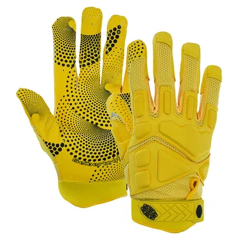 Seibertron G.A.R.G 2.0, заполненный гелем, Запатентованный Противоударный Ультрапригарный Футбольный спортивный приемник, мужские перчатки для американского футбола