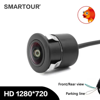 SMARTOUR 170-градусная водонепроницаемая камера ночного видения fisheye CVBS, подходящая для установки дисплея в автомобиле спереди/задним ходом