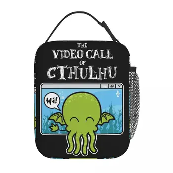 The Call Of Cthulhu Green Octopus Продукт Изолированные пакеты для ланча для путешествий, сумка для хранения продуктов, Переносной холодильник, термобокс для бенто