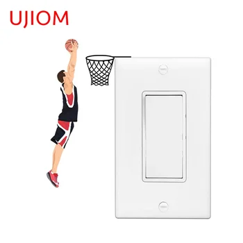 UJIOM 13 см X 7,4 см, Наклейки на стены с изображением баскетболиста из мультфильма 