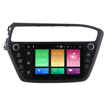 Автомагнитола с сенсорным экраном Android для Hyundai I20 2018 с DVD-плеером и GPS-навигацией