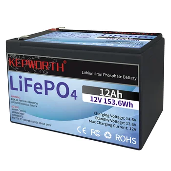 Батарея Lifepo4 12V 6Ah 10Ah 12Ah 20Ah 25Ah 30Ah Литий-Железо-Фосфатные Аккумуляторные Батареи для Системы Хранения Энергии Солнечной Батареи