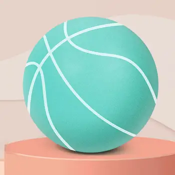 Бесшумный пенопластовый баскетбол Баскетбольная игрушка с высоким отскоком и низким уровнем шума Бесшумный баскетбол для тренировок детей в помещении по дриблингу без покрытия высокого качества