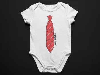 Боди Future boss для малыша. Забавный дизайн галстука. Хлопок 100%
