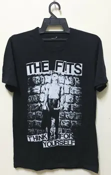 ВИНТАЖНАЯ футболка 1982 года THE FITS PUNK ROCK TOUR CONCERT PROMO с длинными рукавами UK SUBS BLITZ 999 GBH