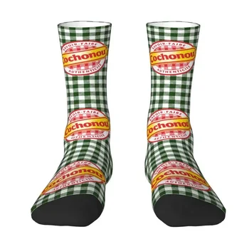 Горячие носки с 3D-принтом Cochonou Pageant, мужские забавные респираторные носки