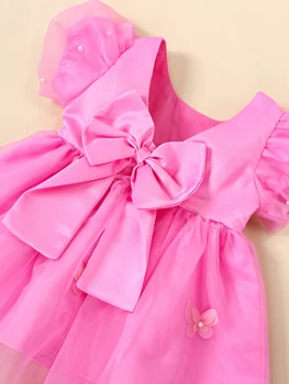 Детское платье для девочек без рукавов с цветочным принтом, тюлевое платье с оборками, Летнее платье трапециевидной формы, одежда