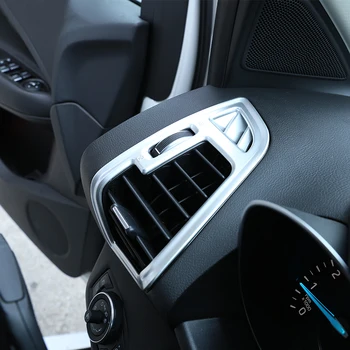 Для Ford Kuga Escape 2013-2017 ABS Матовая автомобильная левая и правая крышка воздуховода Отделка наклейки для укладки автомобиля аксессуары 2шт