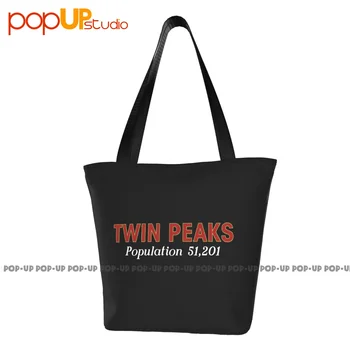 Женские сумки Twin Peaks Population Heather, многоразовая хозяйственная сумка, устойчивая к разрывам