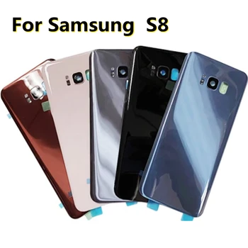 Задняя крышка аккумулятора s8 для Samsung Galaxy S8 G950 Замена заднего стекла для Samsung Galaxy G950F