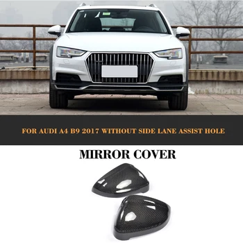 Замена зеркала заднего вида из углеродного волокна Для AUDI A4 B9 Standard Allroad 2017 без боковой помощи Chrom