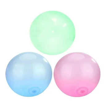Игрушечные шарики из 1 шт., детские прозрачные разноцветные шарики для украшения, детские мероприятия на свежем воздухе, Волшебный шар-пузырь
