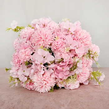 Искусственный букет цветов Айша, 5 вилок, сделай сам, гостиная, Дом, Свадебное украшение, Искусственный цветок