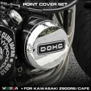 Комплект точечных Накладок Z900RS Для Kawasaki Z900RS Cafe 2018-2023 Z1 Style Хромированный Кожух Сцепления Двигателя DHOC Pulsar Cover Set Z900 RS SE