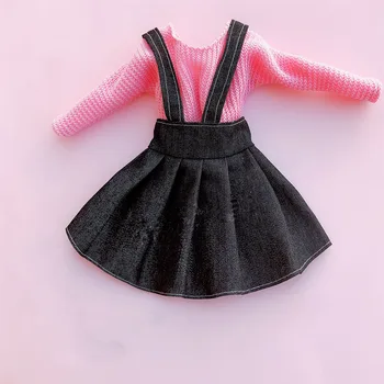 Костюм-свитер для 60-сантиметровой куклы, одежда, джинсовая юбка, аксессуары для наряжания куклы 1/3 Bjd для 22-дюймовой куклы