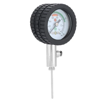 Манометр для измерения давления воздуха, измеритель мяча, баскетбол, Футбол, Волейбол, регулятор давления воздуха из нержавеющей стали, инструмент для измерения давления
