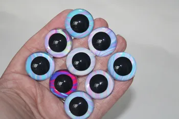 НОВЫЕ Освежающие ГЛАЗКИ 13 мм-28 мм блестящие круглые прозрачные игрушечные защитные глазки + шайба Для Шерсти diy выводы для учеников---H10A