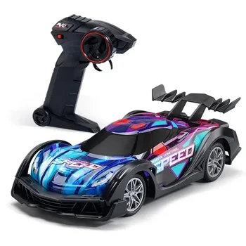 Новый Jjrc 2.4G Цветной легкий четырехпозиционный гоночный автомобиль для дрифта, детский электрический автомобиль с дистанционным управлением, радиоуправляемая модель игрушки