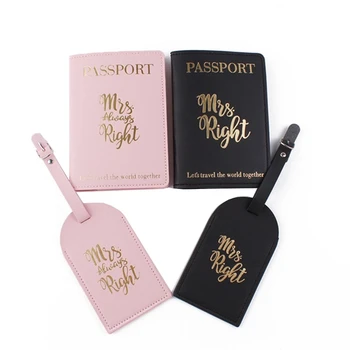 Обложка для паспорта Багажные бирки Подарочный набор для пар Защита проездных карт