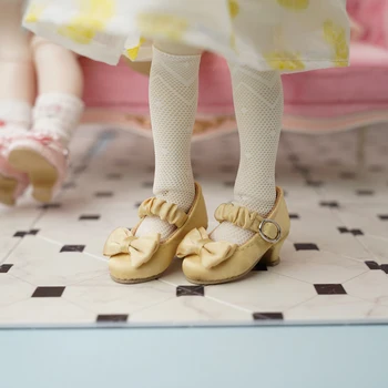 Обувь для кукол BJD подходит для размера 1/4 1/6 милая кукольная обувь для танцев с бантиком Обувь для кукол BJD 1/4 1/6 аксессуары для кукол