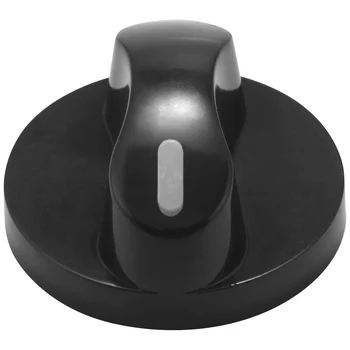 Пластиковая кухонная газовая плита с поворотной ручкой управления духовкой черный