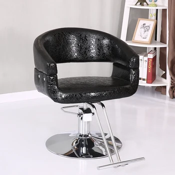 Рабочее вращающееся кресло с подставкой для ног, табурет для салонного стилиста, профессиональное эстетическое кресло для парикмахерских Sedia Girevole, парикмахерское оборудование LJ50BC