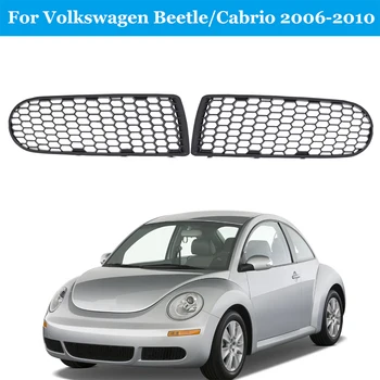 Решетка Переднего Бампера Автомобиля 1C0807683A для Volkswagen Beetle Cabrio 2006 2007 2008 2009 2010 БЕЗ Противотуманных Фар ABS Аксессуары