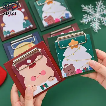 Рождественский кролик, Снеговик, милый мультяшный блокнот для заметок, неклеящиеся животные, Музыкальные бумажные блокноты для записей для девочек, подарок в школу