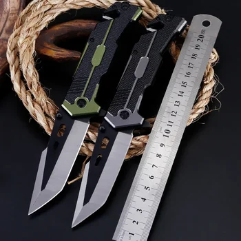 Стальной мультитул, уличный складной нож для мужчин, карманные ножи для самообороны, выживания в кемпинге, карманные ножи для охоты и рыбалки
