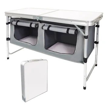 Уличный складной стол из алюминиевого сплава для полевых путешествий, горный стол Большой емкости, легкий обеденный стол для кемпинга, стол для пикника, Новый