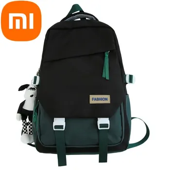 Школьный рюкзак Xiaomi для отдыха, большой вместительный мужской и женский рюкзак, универсальный простой рюкзак для студентов колледжа